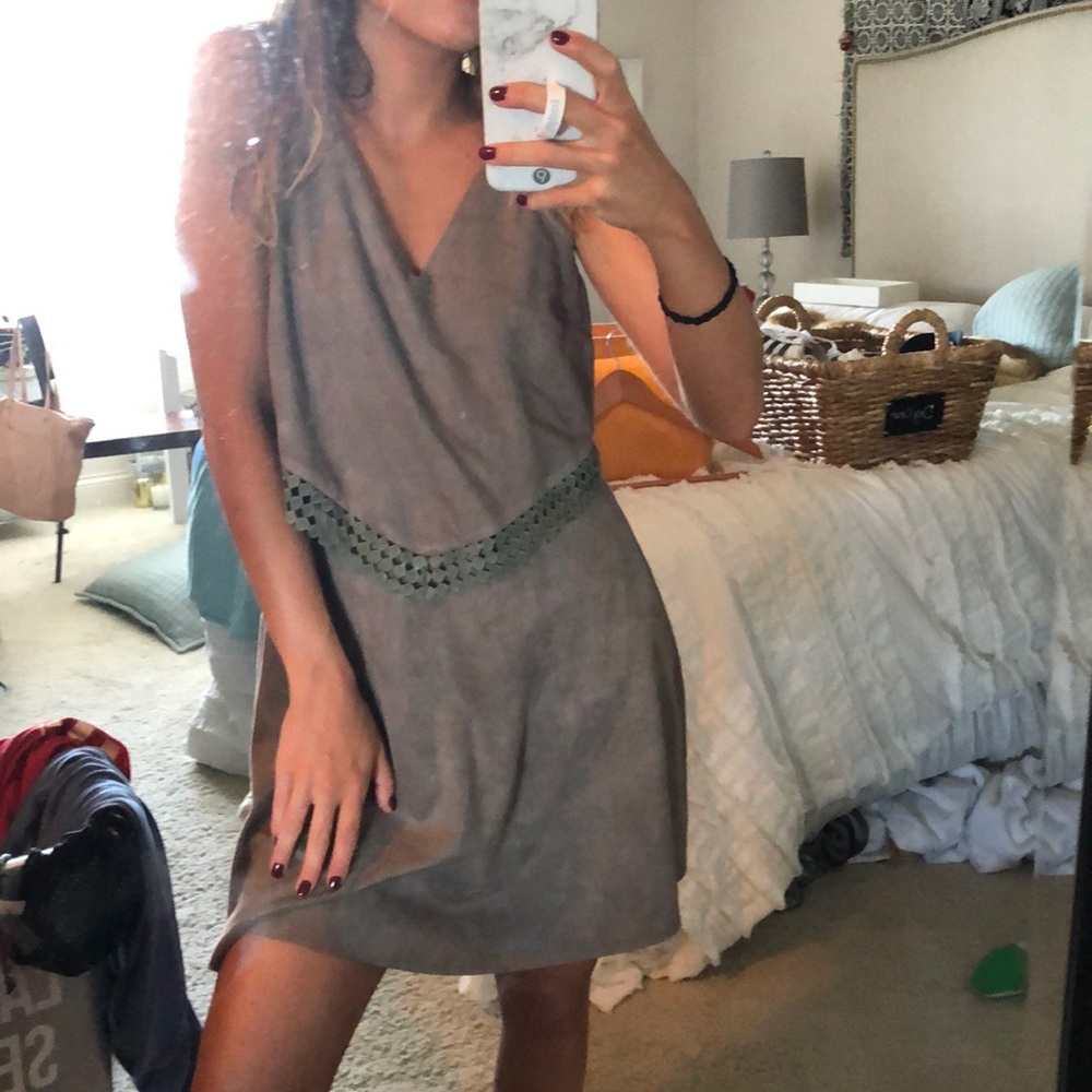 Suede Dress